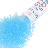 Miyuki Delica Seed Beads - Size 11/0 (1.6 mm), DB1109, Transparent Ocean Blue, 7.2 g, Approx. 1440 Beads, Made in Japan
