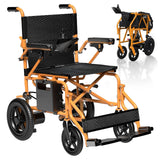 [2025 Upgrade] Hassky Electric Wheelchair for Adults Foldable, 15 Miles Range Motorized Wheelchair, All Terrain Power Wheelchair
