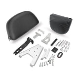 Show Chrome Accessories 30-208 Black Detachable Smart Mount Backrest (Indian)