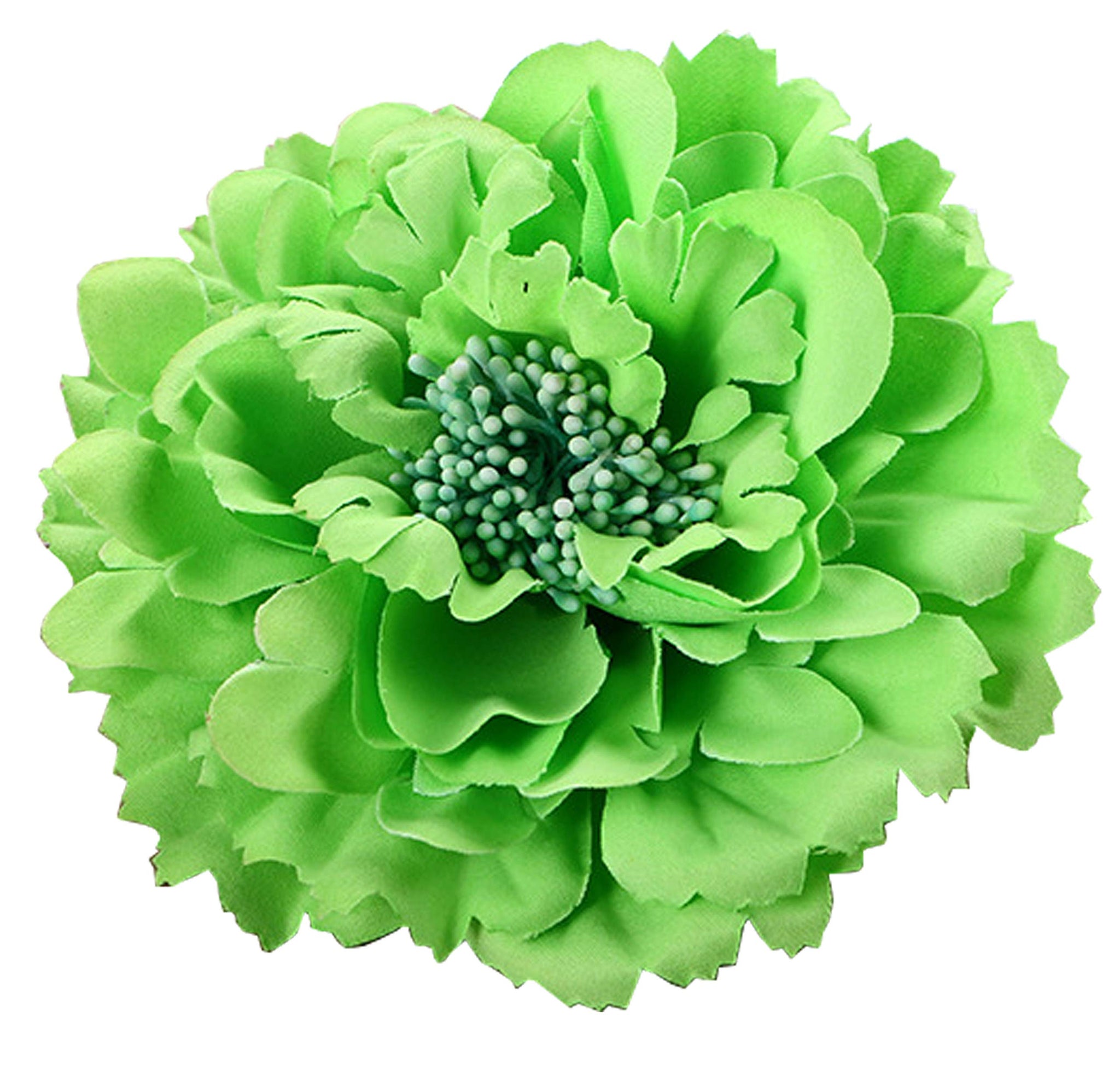 Hair Flower Clips Brooch Boutique Hair Accessories Bohemia Hairpins for Women Girls Green 1 Count (Pack of 1)