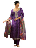 Libas Women'S Silk Blend Kurta Set (49267