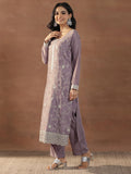 Libas Women'S Silk Blend Kurta Set (49517_Mauve_Xl)