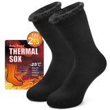 Thermal Slipper Socks Mens, Busy Socks Womens Winter Crew Full Cushion Insulated Heated Extra Thick Warm Fuzzy Cozy Trapping Ski