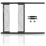 Peachtree Woodworking Supply EZ Align Premium Shelf Pin Drilling Jig With 1/4 And 5mm Self Centering Drill Bits, Dual Sided She