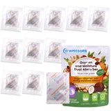 Wisesorb 100CC 30PCS Oxygen and Moisture Dual Absorber, Oxygen Absorber for Food Storage, Moisture Absorbers, and Preserved Food