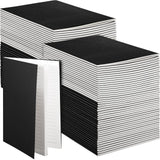 Sepamoon 200 Pack Kraft Notebook Journals 5.5 Inch x 8.3 Inch A5 Journal Softcover Notebooks Bulk for Kids Student Writing Sketc