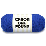 Caron One Pound Solids Yarn, 16oz, Gauge 4 Medium, 100% Acrylic Royalty For Crochet, Knitting & Crafting ( 1 Piece )