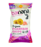 Barnana Organic Plantain Chips - Himalayan Pink Salt - 5 Ounce, 8 Pack Plantains - Barnana Salty, Crunchy, Thick Sliced Snack - 