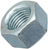 Steel Hex Nut, Zinc Plated Finish, Grade 2, ASME B18.2.2, 3/4-10 Thread Size, 1-1/8 Width Across Flats, 41/64 Thick (Pack of 25)