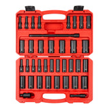 TEKTON 3/8 Inch Drive Deep 6Point Impact Socket Set, 37Piece (1/41 in., 624 mm) | SID91403
