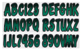 Hardline Products Series 200 Factory Matched 3-Inch Boat & PWC Registration Number Kit - TEBKG200