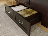 Monroe Full Murphy Bed Chest In Espresso
