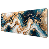 Dynippy Thin Extended Gaming Mouse Pad (31.5 * 11.8 * 0.08 inch) with Stitched Edges Large, Long XXL Keyboard and Mouse pad Desk