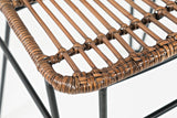 Jofran Inc. Weaver Hairpin Rattan Counter Barstool (Set Of 2)