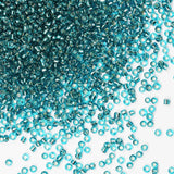 2mm Blue-Green Seed Beads for Jewelry Making 200 Grams About 18880pcs,12/0 Glass Craft for Making Earrings, Bracelets, Pendants,