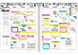 Confetti Lesson Planner, Edition, 8.5 Inches X 11 Inches