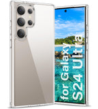Vakoo Case for Samsung Galaxy S24 Ultra | Clear Anti-Yellowing, Hard Back, Military-Grade Drop Protection, Supports Wireless Cha