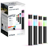 Feit Electric Smart Color Changing & Tunable White Outdoor Bollard Path Lights, 200 Lumens, Music Sync, Compatible with Alexa & 