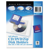 Holder,CD/DVD ADHSVE,CLR
