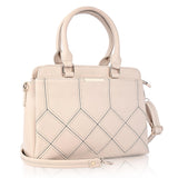 Adisa Embroidered Handbag Shoulder Bag For Women And Girls With Detachable Sling Belt (Ad4080-Cre),Off White,,B0DLT4622T