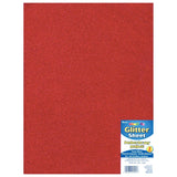 Foamies Glitter Sheet, Red