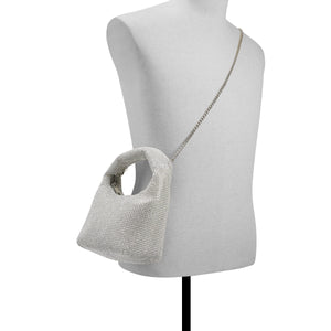ALDO Encrusted with Precious Rhinestones, This top Handle Bag is The Perfect Plus-one for Your Most Glamorous Occasions, Silver
