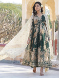 Wedani Women'S Georgette Anarkali Kurta Set With Floral Print (In Alpha M Regular Green),GREEN,M,Georgette,Anarkali,