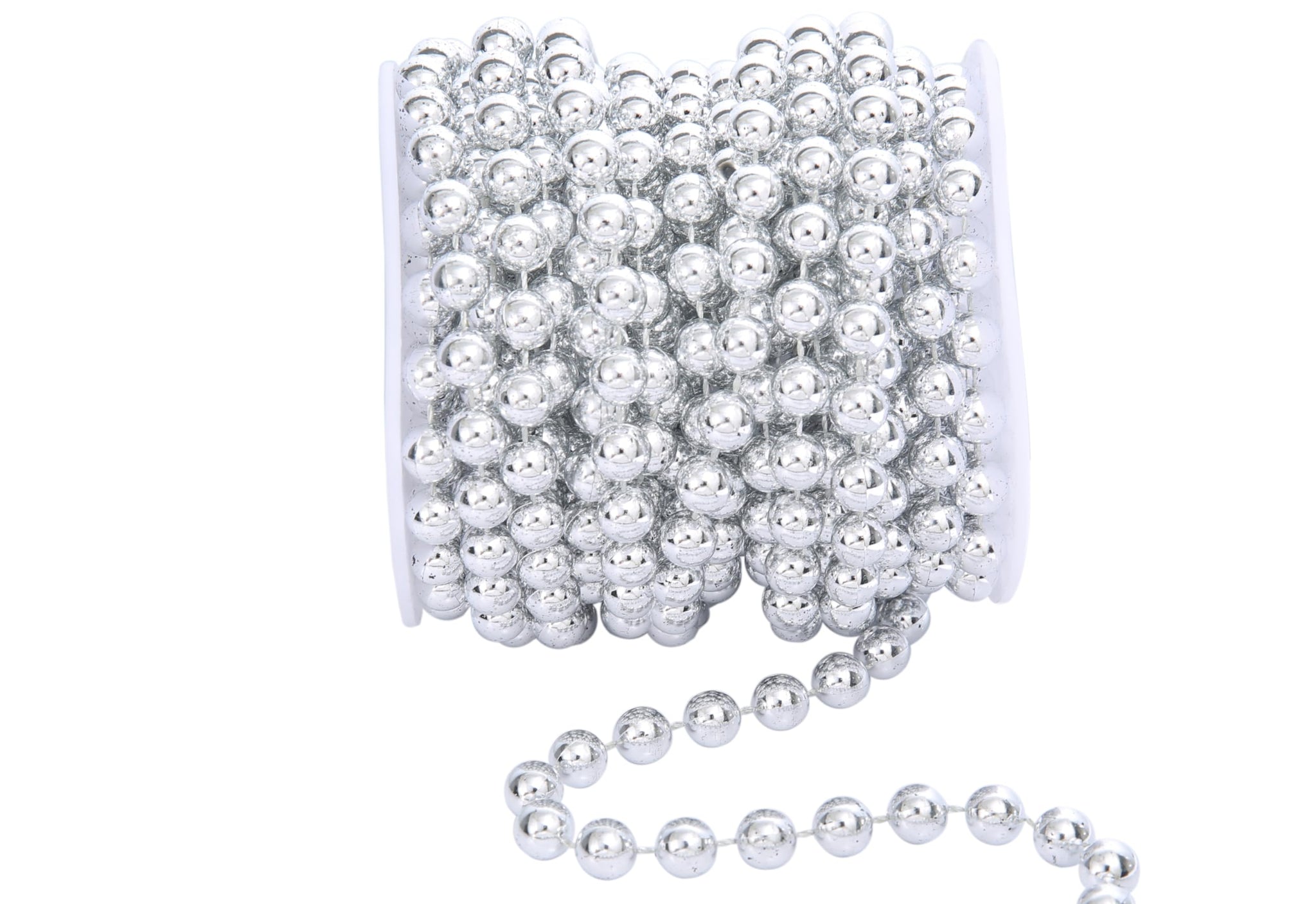 KAOYOO 33 Feet Artificial Pearls String Beads Chain Pearl Strands Spool Pearl for Garland Wedding Party Decoration and Christmas