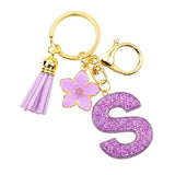 Storite Alphabet Key Chain | Butterfly Tassel Keyrings & Keychains For Girls And Women | Keychain For Purse, Handbags, Backpacks