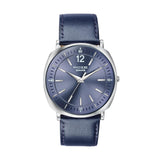 Sonata Poze 6 Strokes And Stroll Quartz Blue Round Dial Men'S Watch | Leather Strap Material | Watches For Men Analog - Sp70002S