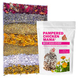 Pampered Chicken Mama Best Eggs Ever! Nesting Herbs for Chickens (1.25 Pounds) Calcium Supplement for Chickens | Chicken Feed Su