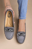 Shoetopia Women'S Slip-On Loafers Grey,Grey,9,B0DCBDPPSF