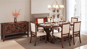 Jofran Inc. Fairview Rustic Trestle Dining Table