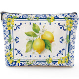 Sitsink Amalfi Coast Souvenir - South Italy Travel Makeup Bags, Lemon Themed Party Gifts for Girls Bachelorette Besties Bridesma