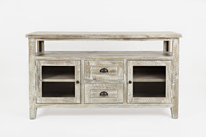 Artisan'S Craft 54'' Farmhouse Distressed Acacia Console Tv Stand