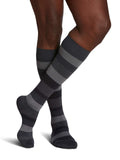 SIGVARIS Mens Microfiber Patterns 183 Calf High Compression Socks 1520mmHg