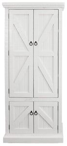 American Heartland Rustic Double Door Pantry, Bright White
