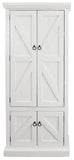 American Heartland Rustic Double Door Pantry, Bright White