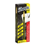 SHARPIE PeelOff China Marker Grease Pencils, Black, Box of 12