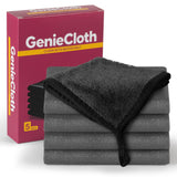 5PC Genie Cloth Magic Cloth for Glass,Windows, Bathroom,Reusable Lint Free