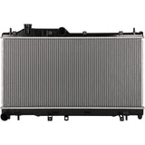 SCITOO Engine Coolant Radiator Assembly for Subaru for Impreza 2008 2009 2010 2011 2012 2013 2014 H4 2.5L Turbocharged, Replace 