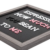 1 Inch Letters for Flet Letter Board,188 Pieces Including Letters, Numbers & Symbols for Changeable Plstic Letter Board by Veska