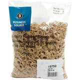 Business Source 15750 Rubber Bands,Size 8,1 lb./BG,7/8Inch x1/16Inch ,Natural Crepe