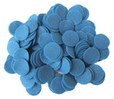 Playfully Ever After Militia Blue Craft Felt Circles (3/4 Inch 150pc)