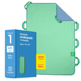 Improvia Positioning Bed Pad 34x52 with 8 Reinforced Handles, Quick-Drying, Washable, Waterproof, Reusable, Mattress Protection,