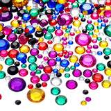 Chuangdi 516 Pcs Acrylic Rhinestone Crystal Gems Rhinestone Flat Back 18mm/12mm/10mm/6mm for Valentine Wedding Decoration DIY Je