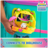 Gabby's Dollhouse, Cakeys Fruit Smoothie Balcony Playset, 8-Pcs with Toy Figures, Dollhouse Accessories & Sensory Play, Kids Toy