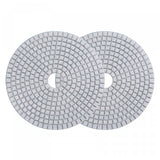 uxcell Diamond Polishing Pad 5-Inch 30 Grits Wet/Dry Grinding for Stone Concrete Marble Countertop Floor 2pcs