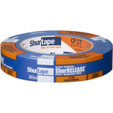 Shurtape CP 27 14Day ShurRELEASE Painters Tape, MultiSurface, 24mm x 55m, Blue, 1 Roll (202872)