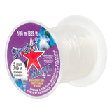 Stretch Magic Bead & Jewelry Cord - Strong & Stretchy, Easy to Knot - Clear Color - 0.5mm Diameter - 100-Meter (328 ft) Spool - 